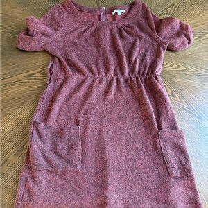 Papaya Rust Knit Dress